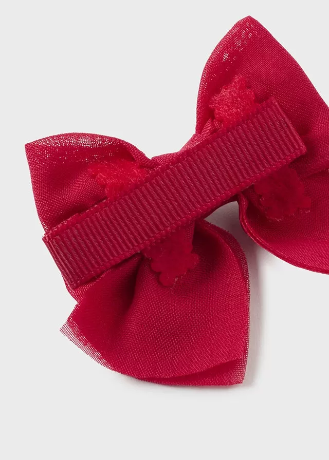 10542- Hairclip for baby girl - Red