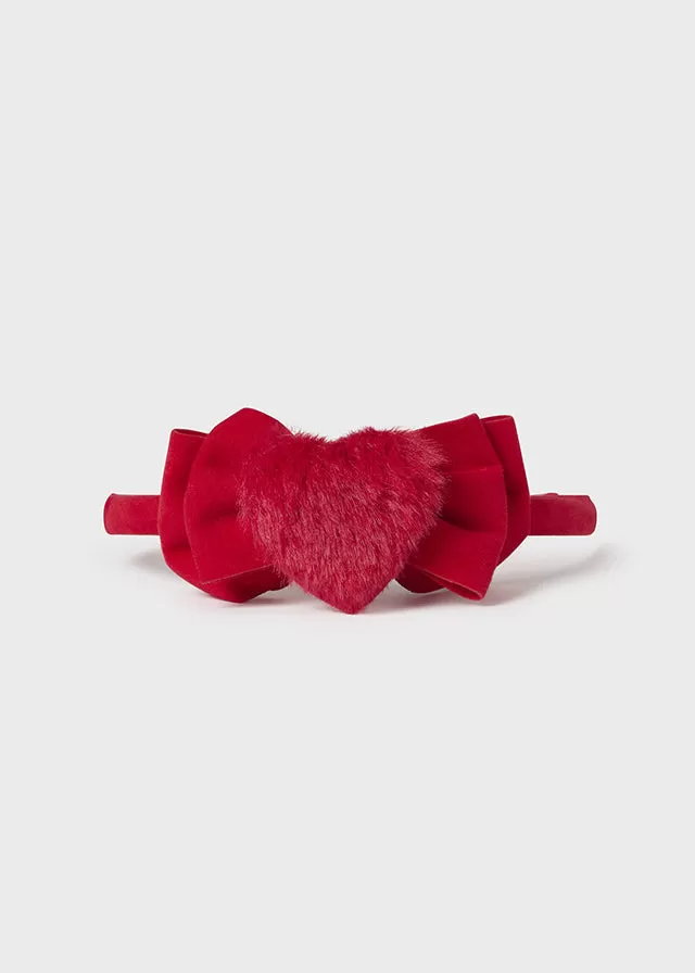 10546- Headband for baby girl - Red