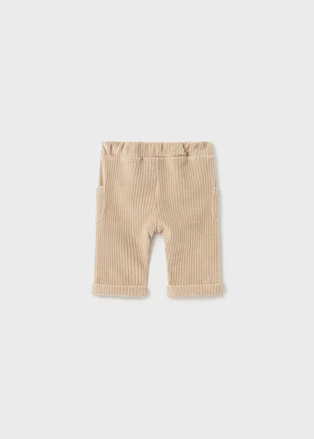 2506- Long trousers for newborn boy - Wood