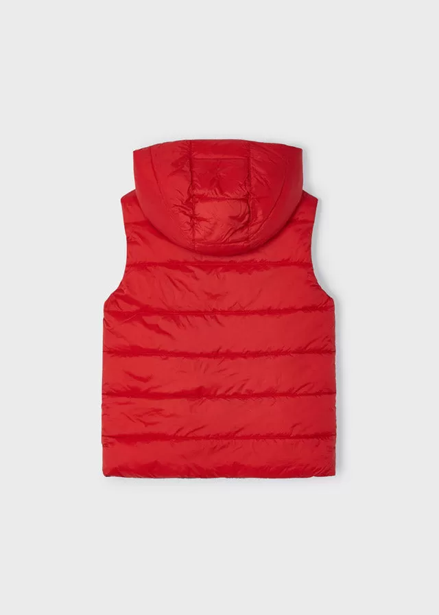 4329- Reversible vest for boy - Red