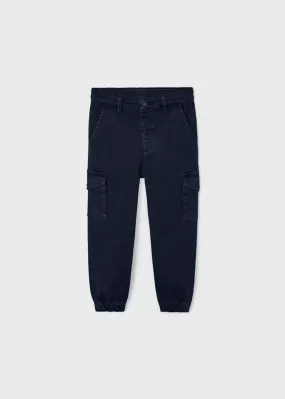 4511- Cargo pants for boy - Navy