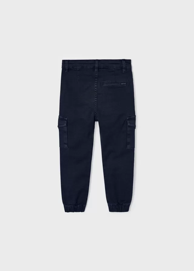 4511- Cargo pants for boy - Navy