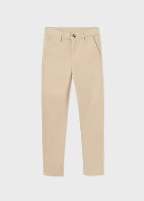 530- Basic trousers for teen boy - Beige