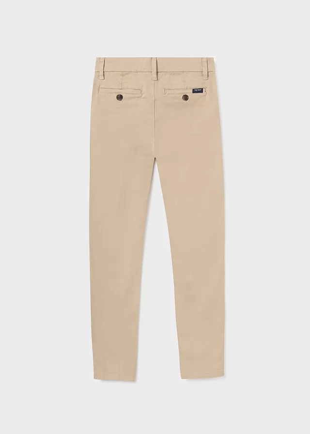 530- Basic trousers for teen boy - Beige