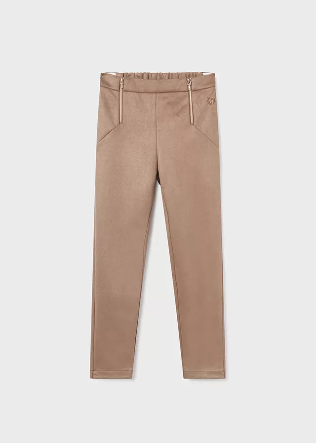 7506- Long pant for teen girl - Mocha