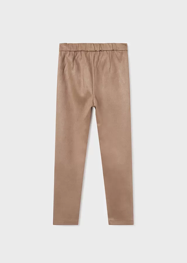 7506- Long pant for teen girl - Mocha