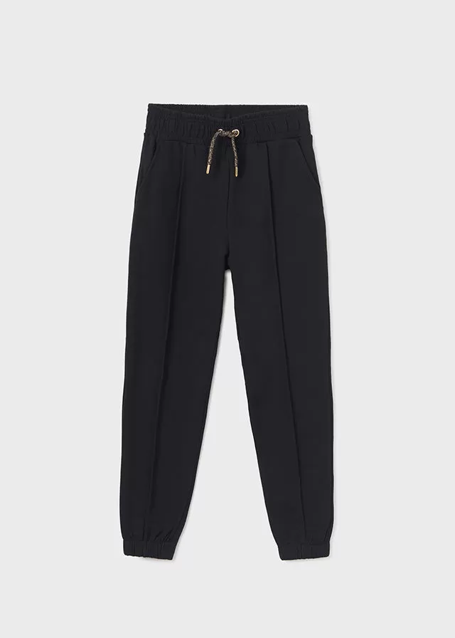 7509- Sweatpant for teen girl - Black