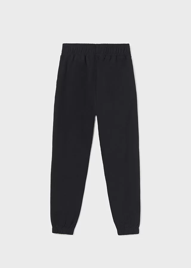 7509- Sweatpant for teen girl - Black