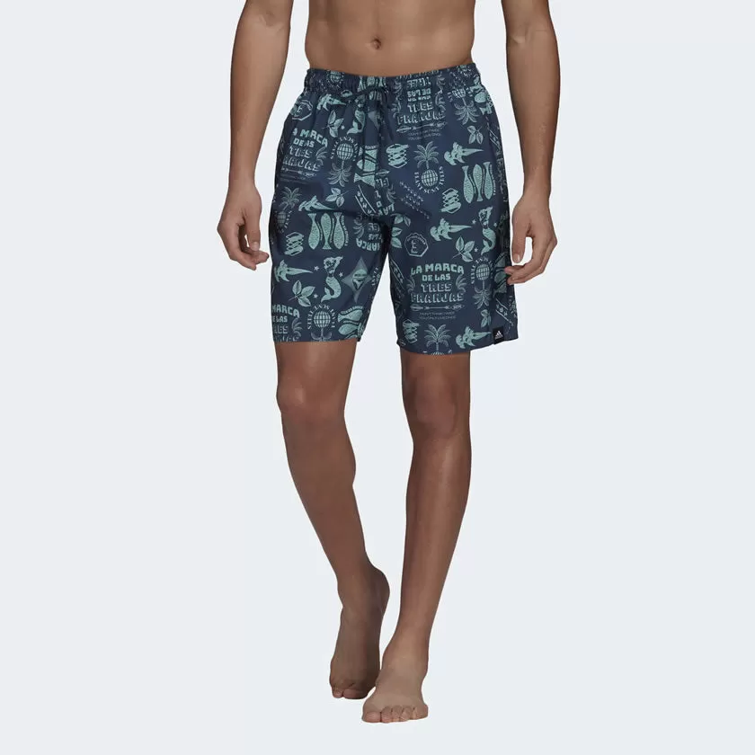 Adidas Men's Graphic Swim Shorts GM2224