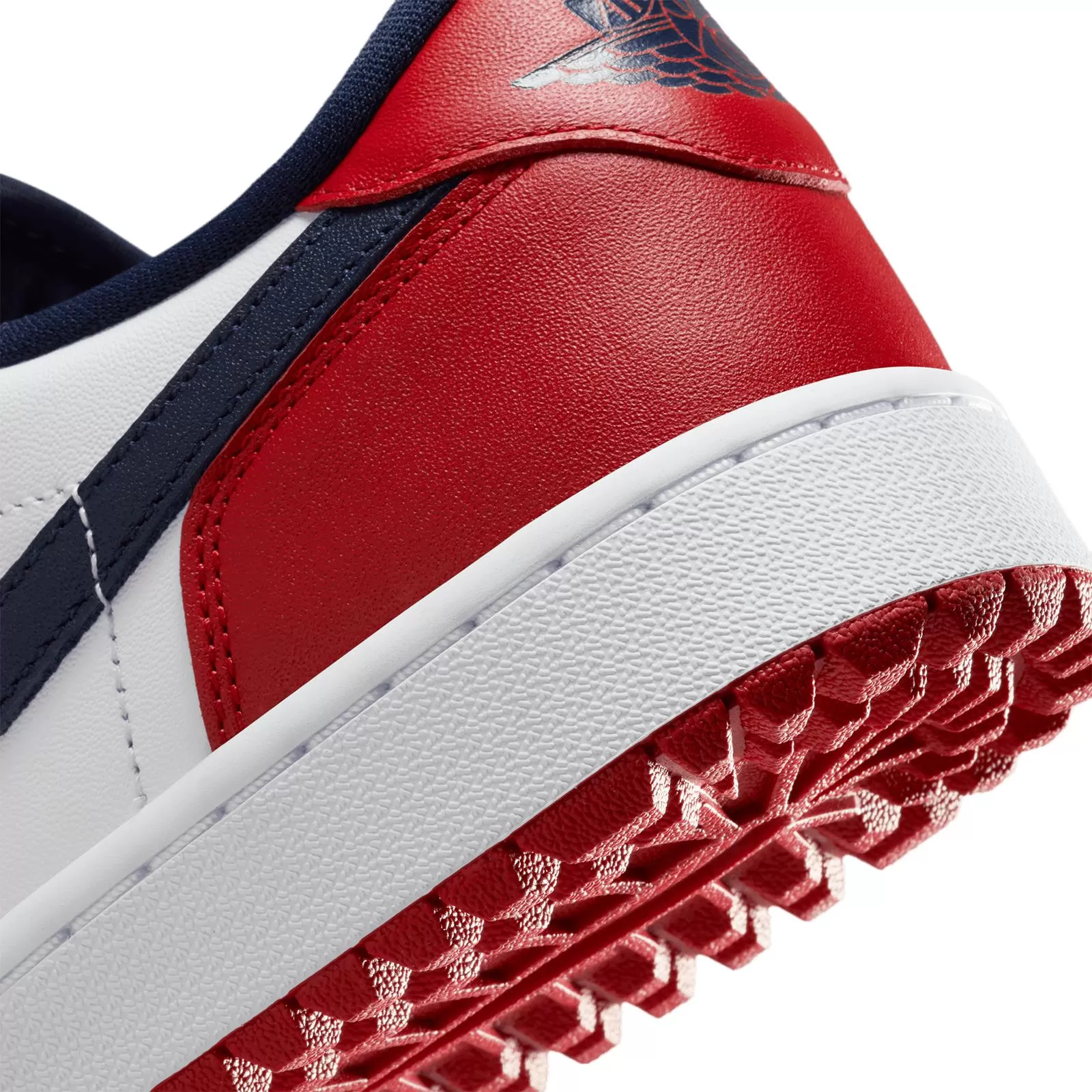 Air Jordan 1 Low Golf Shoes White/Red - 2024