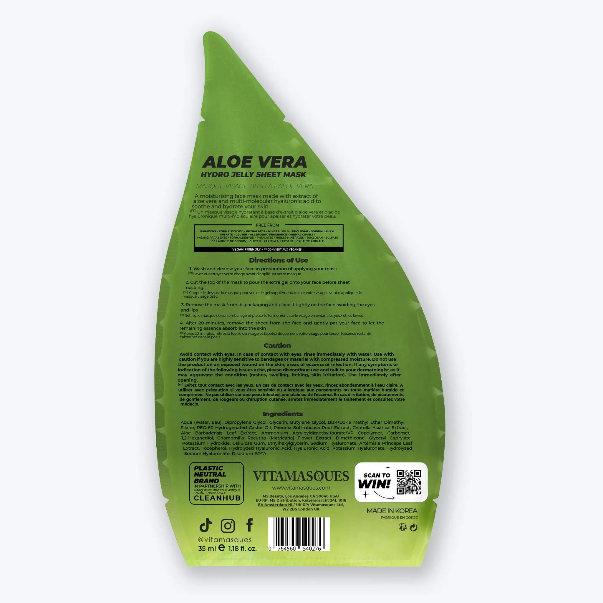 Aloe Vera Hydro Jelly Face Sheet Mask