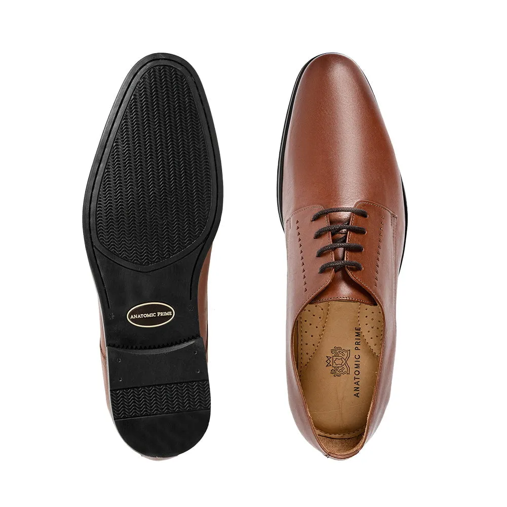 Anatomic Gel Men’s Leather Formal Shoe - Tan - Gillanders.ie Town & Country Clothing