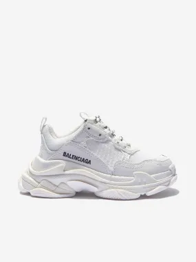 Balenciaga Kids - Unisex Faux Leather Triple S Trainers | Childsplay Clothing