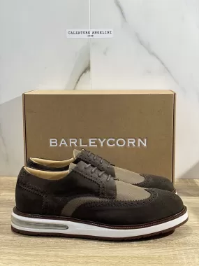 Barleycorn Air Brogue Uomo Pelle Suede Brown Extralight Casual Men Sho