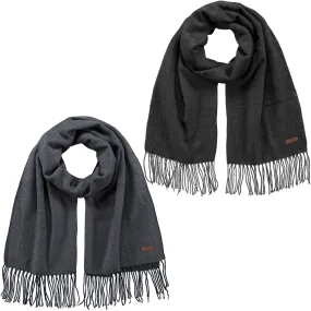 Barts Mens Soho Wide Herrinbone Outdoor Scarves