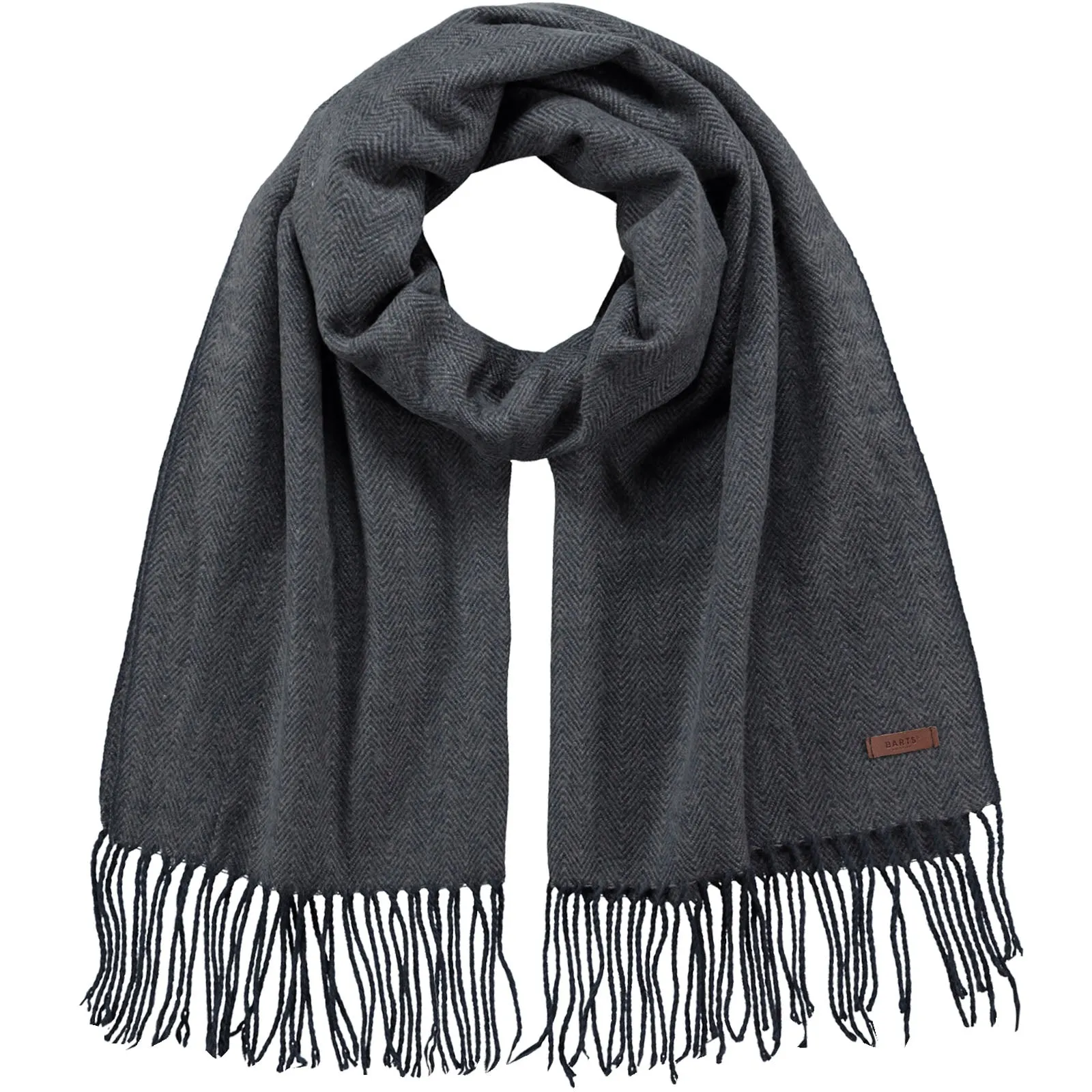 Barts Mens Soho Wide Herrinbone Outdoor Scarves