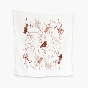 Birds and Berries Towel