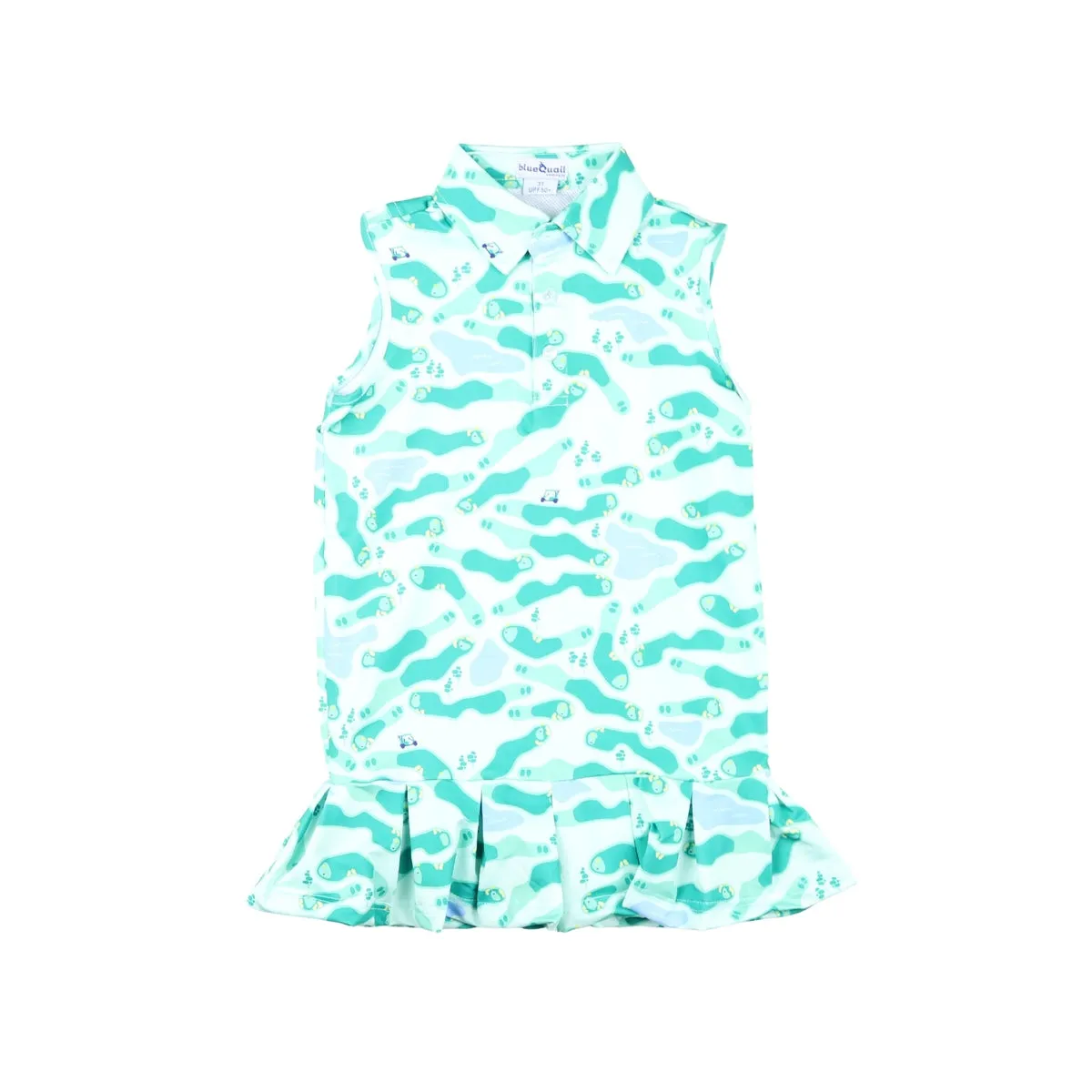 Blue Quail Clothing Co. Sleeveless Polo Dress - Golf Camo