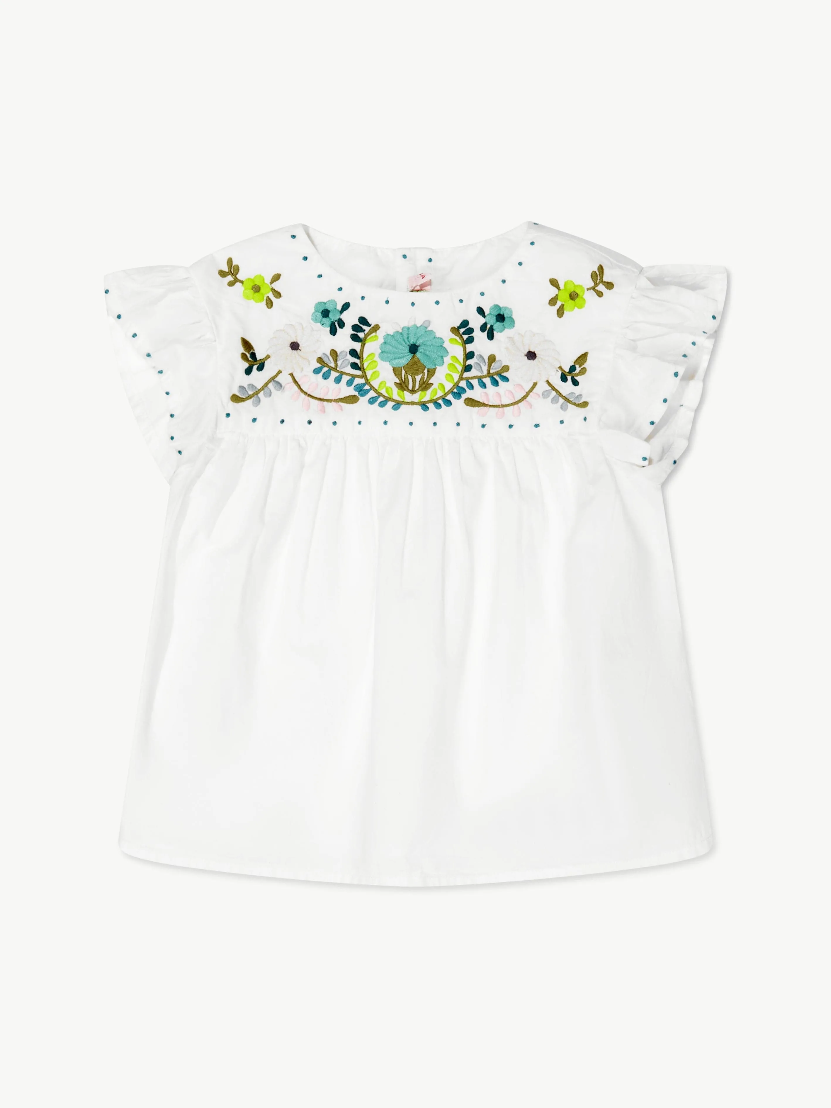 Bonpoint - Girls Althea Blouse in White | Childsplay Clothing