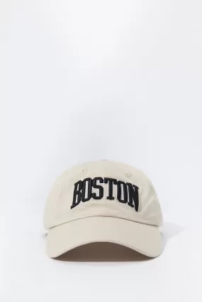 Boston Embroidered Baseball Hat