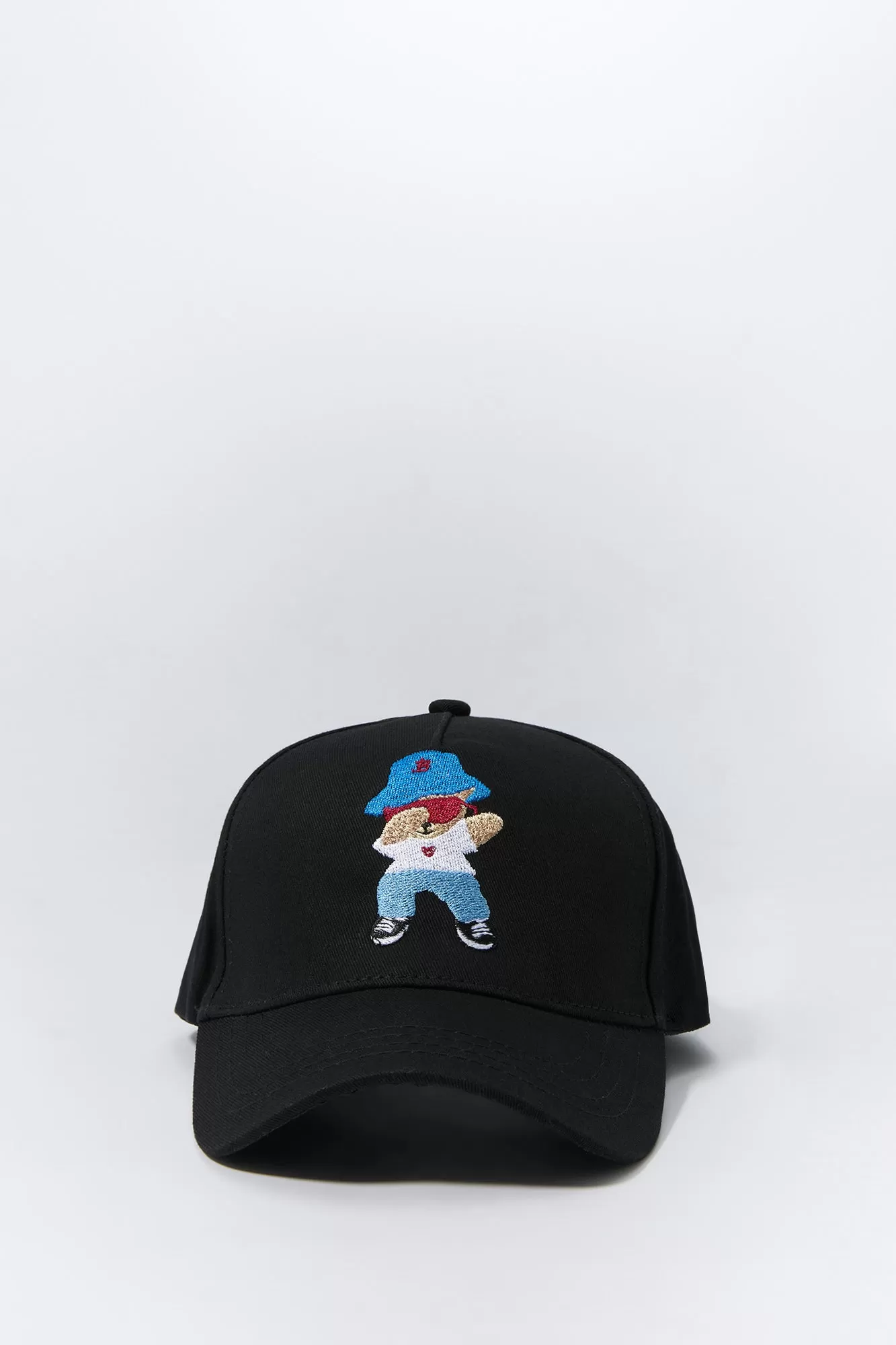 Boys Dabbing Bear Embroidered Baseball Hat