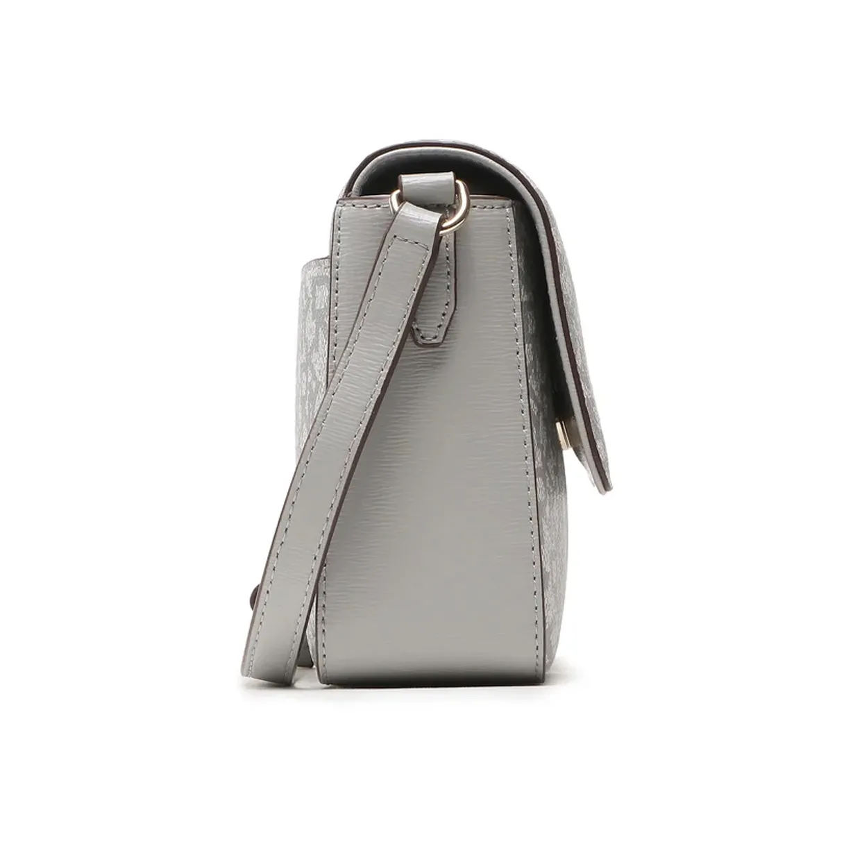 Bryant Medium Flap Crossbody Bag -Grey