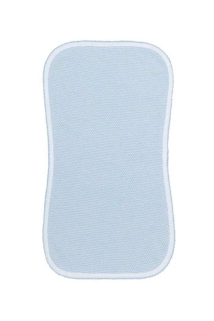 Bubble Baby Burp Cloth - Blue