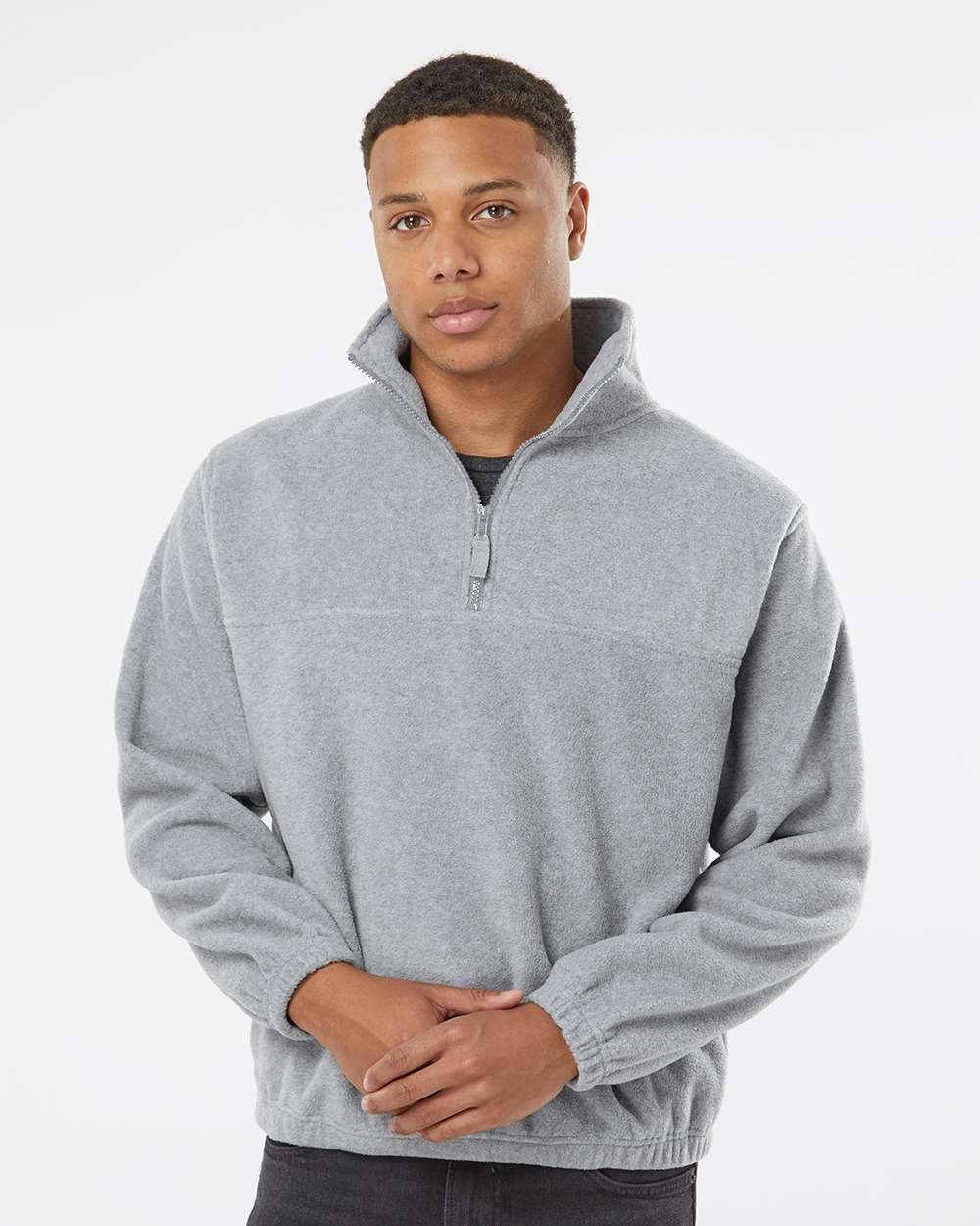 Burnside Clothing 3052 Polar Fleece Quarter-Zip Pullover SKU: 3052