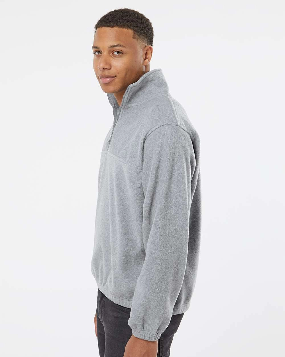 Burnside Clothing 3052 Polar Fleece Quarter-Zip Pullover SKU: 3052