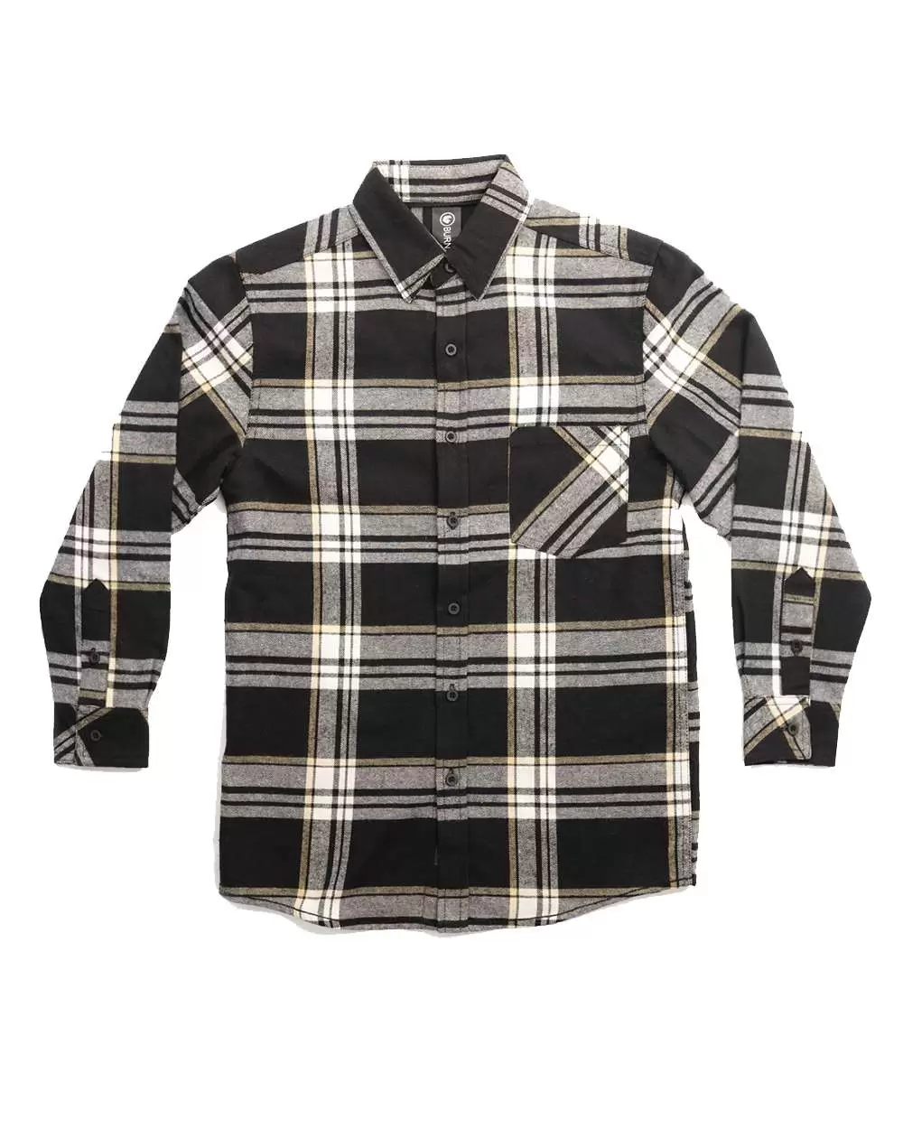 Burnside Clothing 4212 Youth Open Pocket Long Sleeve Flannel Shirt SKU: 4212