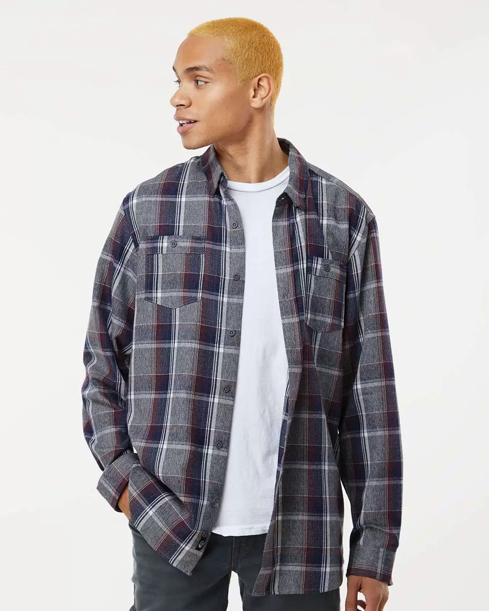 Burnside Clothing 8220 Perfect Flannel Work Shirt SKU: 8220