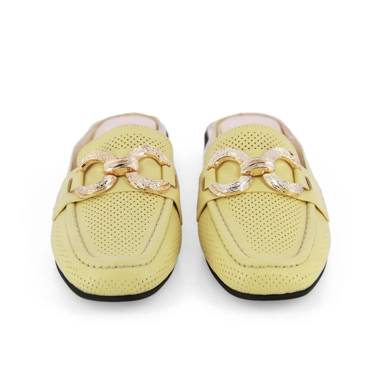 Chain Detailed Slip On -Yellow