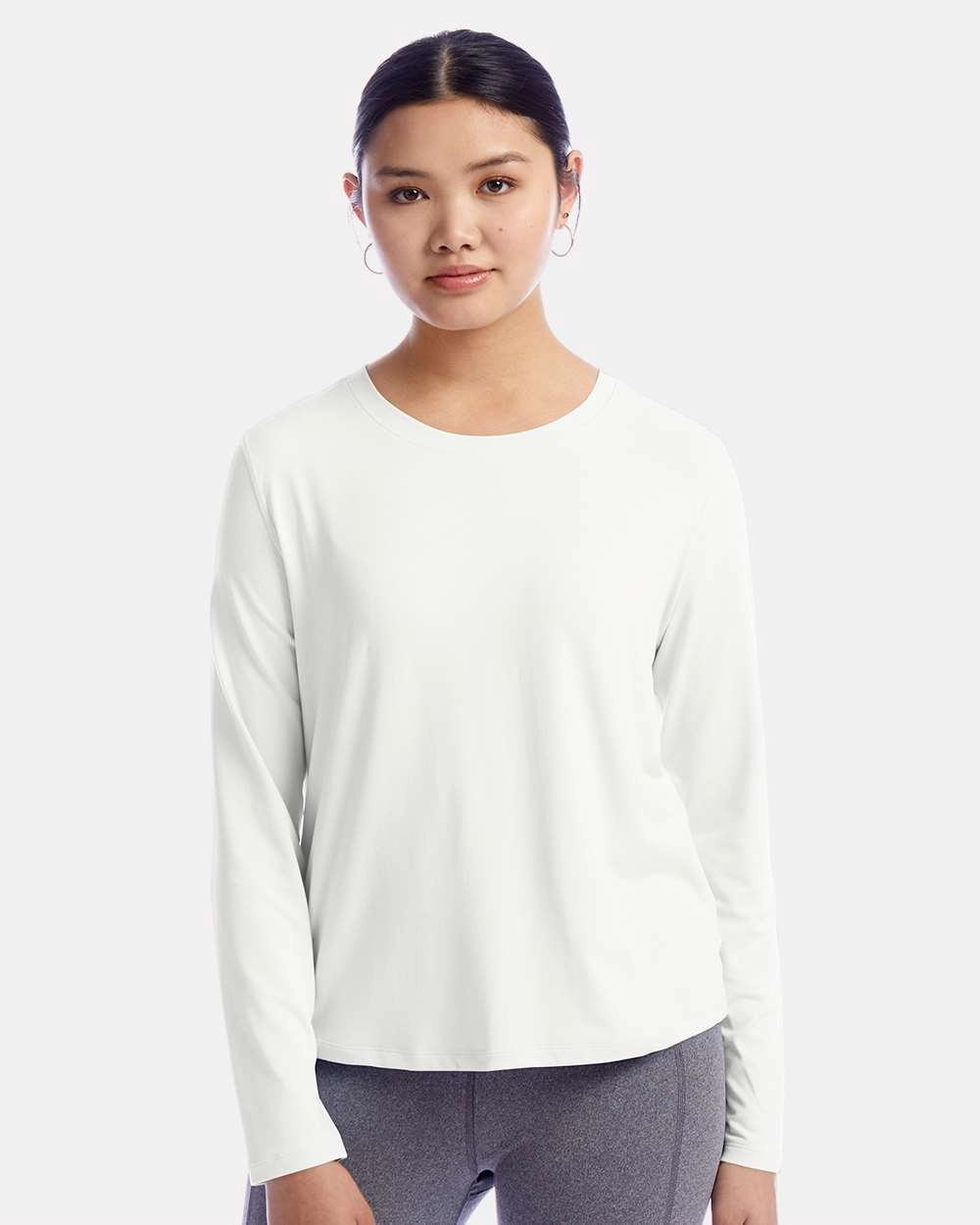 Champion Clothing CHP140 Women's Sport Soft Touch Long Sleeve T-Shirt SKU: CHP140