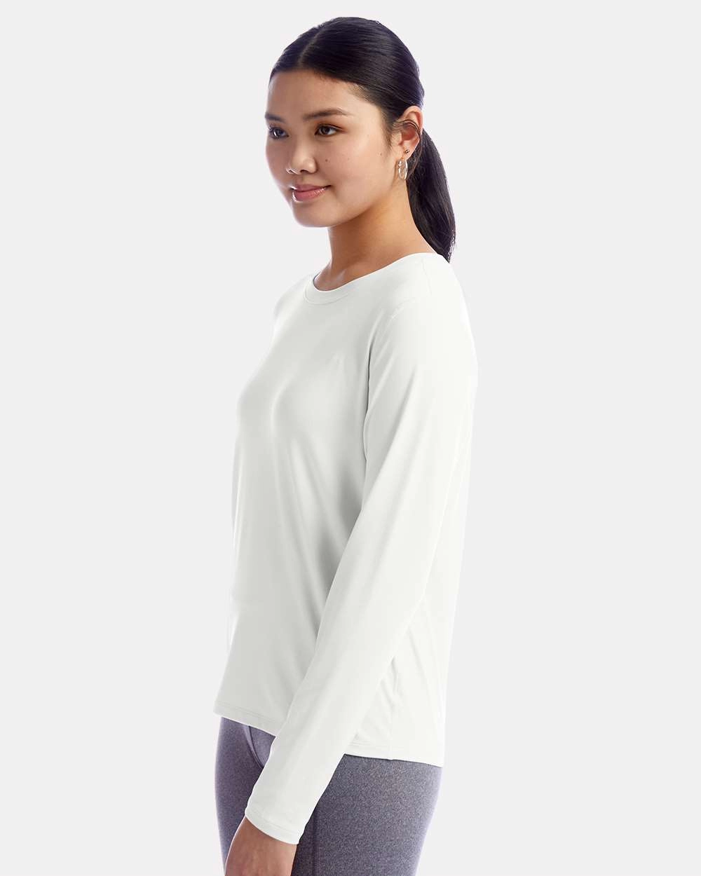 Champion Clothing CHP140 Women's Sport Soft Touch Long Sleeve T-Shirt SKU: CHP140