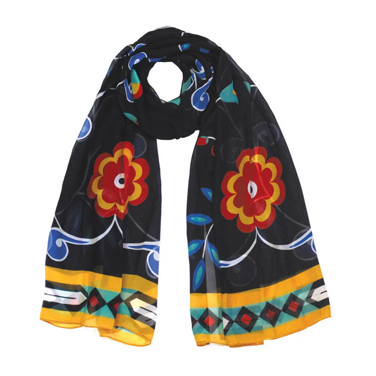 Chiffon Scarf - Honouring Our Life Givers by Sharifah Marsden