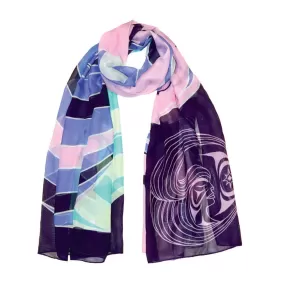 Chiffon Scarf - Matriarchal Power by Simone Diamond