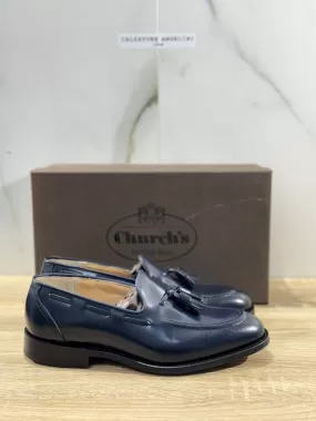 Church’s Mocassino Uomo Kingsley 2 Navy Luxury Men Shoes Church’s 40.5