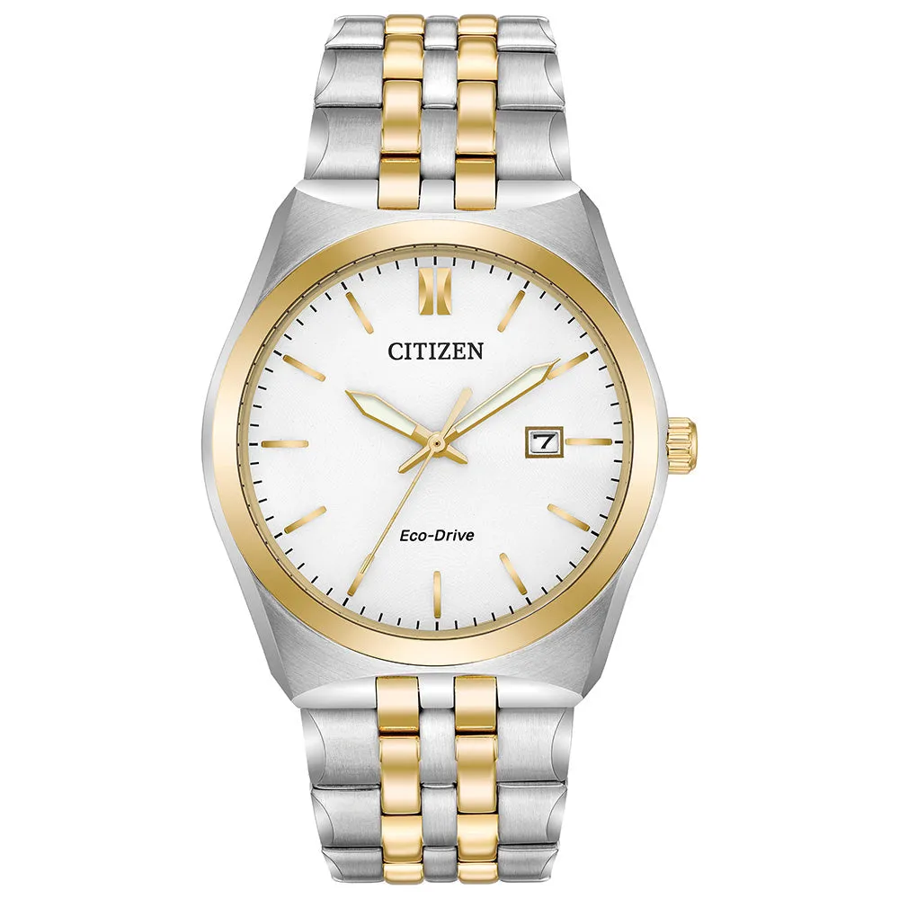 Citizen Gents Eco-Drive Corso Bracelet White dial Bracelet Watch