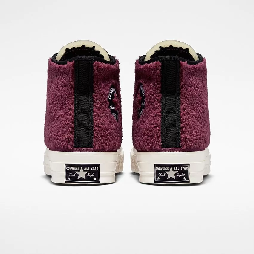 Converse - Cozy Utility Chuck 70 Sherpa High Top Shadowberry/Black/Egret