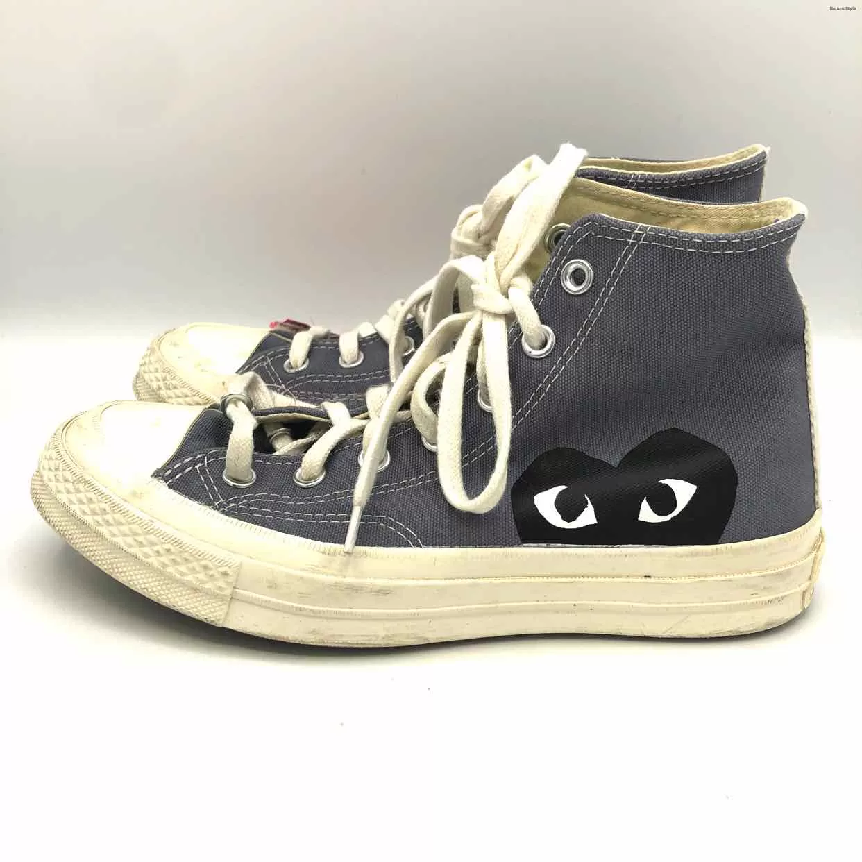 CONVERSE Gray White High Top Sneaker Shoe Size 8 Shoes