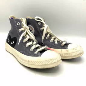 CONVERSE Gray White High Top Sneaker Shoe Size 8 Shoes