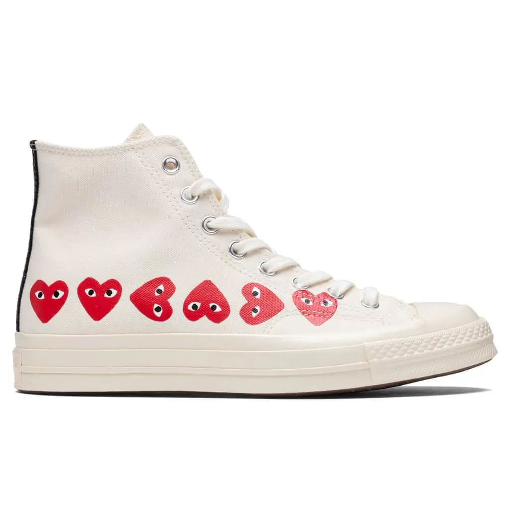 Converse x Comme Des Garcons PLAY All Star Chuck '70 Hi 