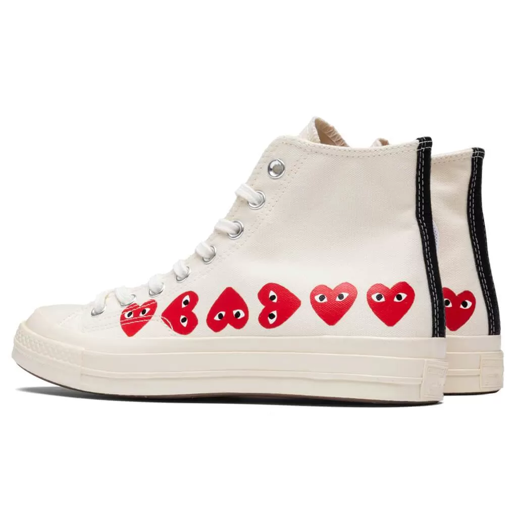 Converse x Comme Des Garcons PLAY All Star Chuck '70 Hi 