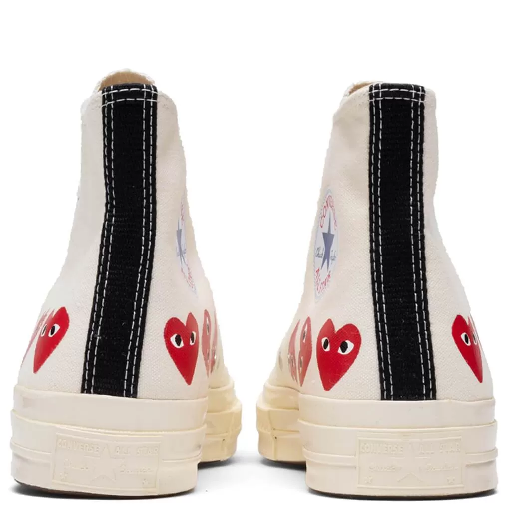 Converse x Comme Des Garcons PLAY All Star Chuck '70 Hi 