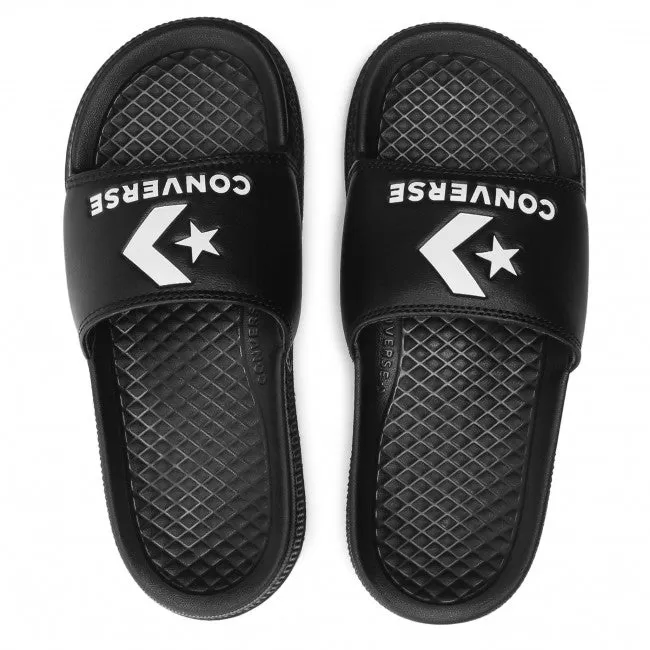 Converse- Slide Slip Black/White