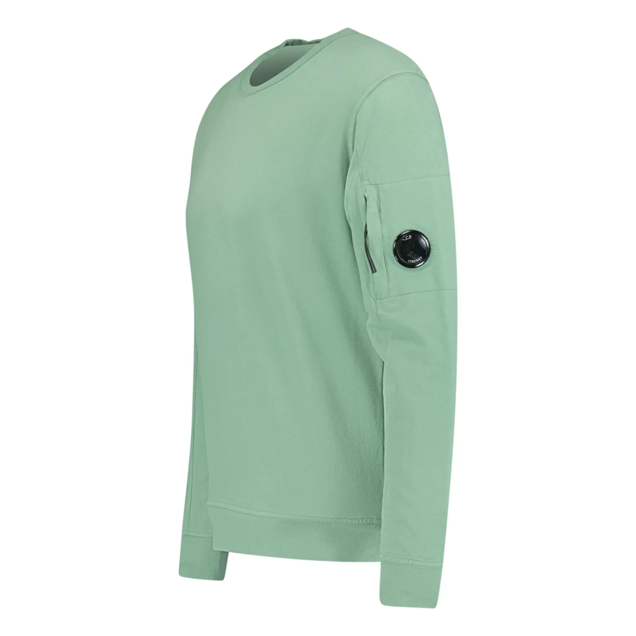 CP COMPANY GREEN BAY LIGHT FLEECE CREW NECK