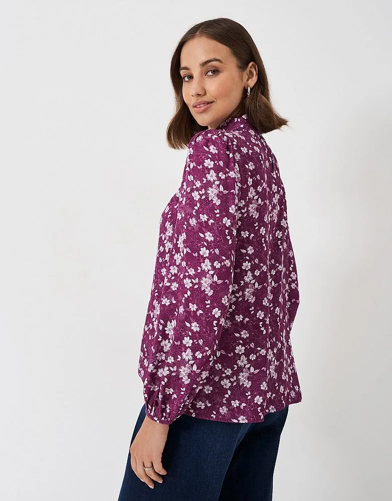 Crew Clothing Iris Twist Neck Top