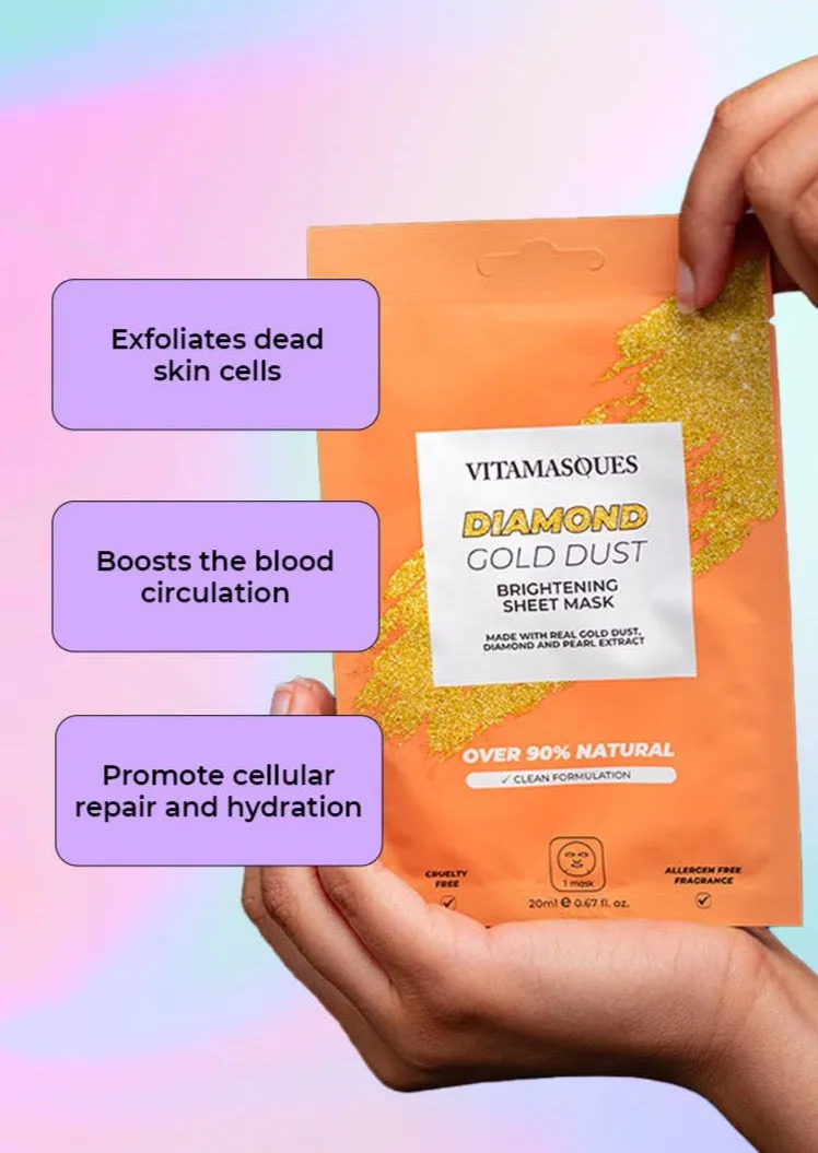 Diamond Gold Dust Face Sheet Mask ?