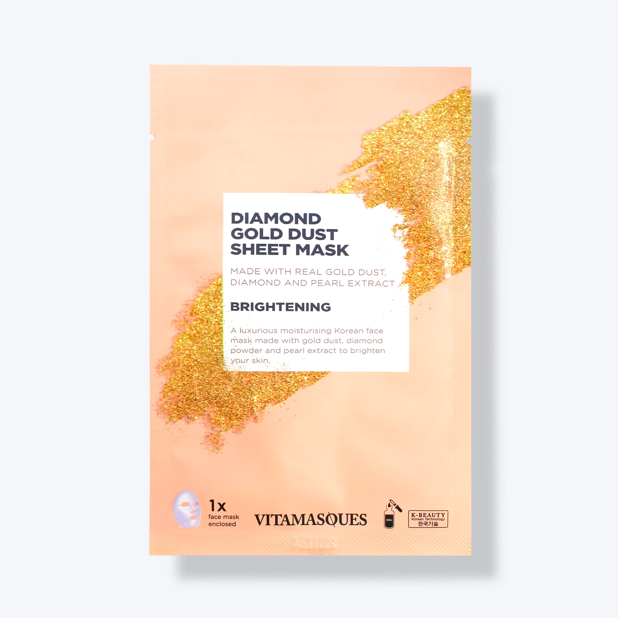 Diamond Gold Dust Face Sheet Mask ?