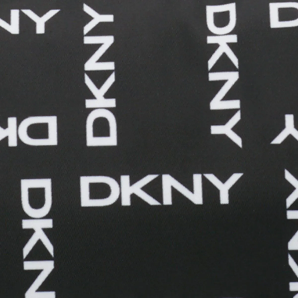 DKNY Logo Print Sling Bag -Black/White